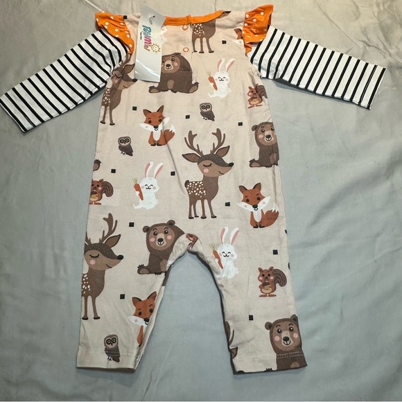Puppy Mini - NWT - Animal Print Baby Romper/Jumpsuit - Picture 3 of 3